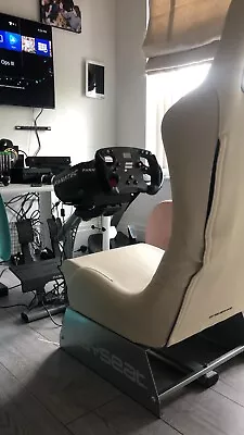 Fanatec Sim CSL Elite Wheel Base Steering Wheel And Pedals WithPlayseat Cockpit • £700