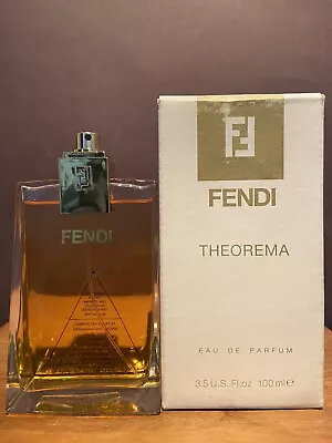 Vintage FENDI THEOREMA 3.5 Fl. Oz / 100 Ml Eau De Parfum Spray NIB No Cap RARE • $349.95