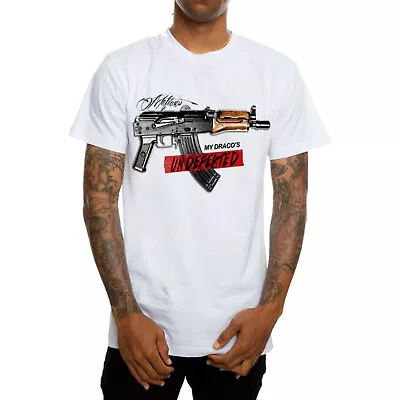 Mafioso Men's Draco Short Sleeve T Shirt White Clothing Apparel Tattoo Skull ... • $26.24