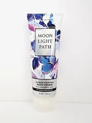 Bath And Body Works MOONLIGHT PATH Ultimate Hydration Body Cream 8 Oz New • $15.90