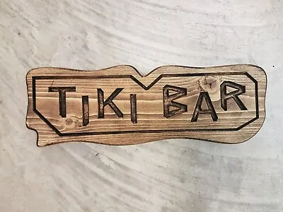 £14.99 • Buy Rustic Tiki Bar Wooden Decoration/sign
