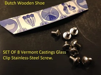 8 Vermont Castings Vigilant Resolute And Intrepid Glass Clip Screw 1200983 • $9.95