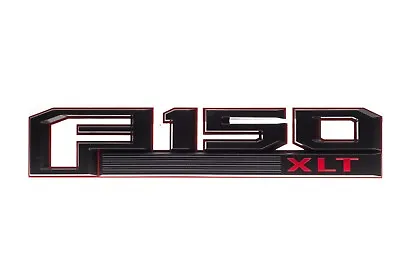 2015-2017 F-150 XLT Right Passenger Fender Emblem Red Black NEW OEM GL3Z-16720-C • $27.89