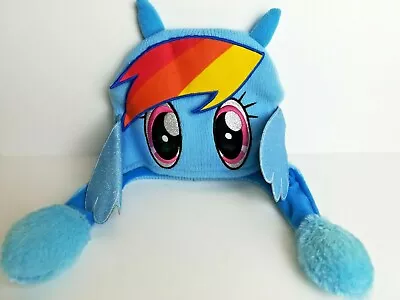 MY LITTLE PONY Rainbow Dash FLIPEEZ Squeeze Wings Knit HAT • $6