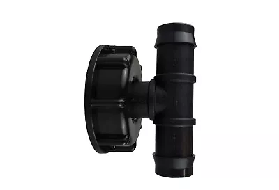 IBC Water Tank Adaptor S60X6 Storage Outlet Tap/ Fitting Tee 3/4  (19mm) Hose • £9.99