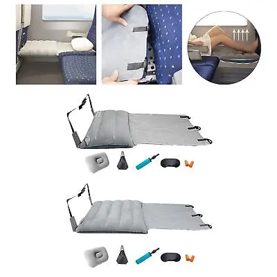 $55.15 • Buy Kids Airplane Footrest Hammock Inflatable Lie Down On Plane Travel Bed