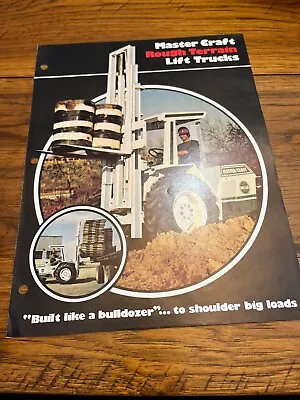 Master Craft Rough Terrain ForkLift Truck Brochure AMIL22 • $19.99