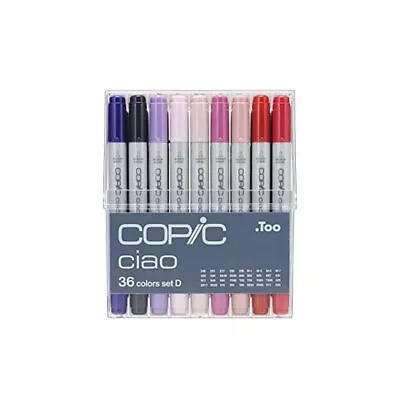 Too 011263 Manga Anime Comic Markers Copic Ciao 36 Color Set D 4511338011263 FS • £144.63