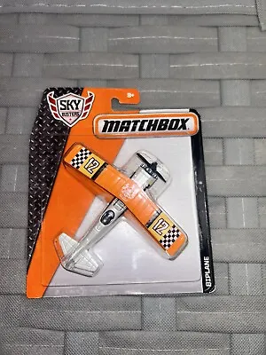 Matchbox Skybusters MBX NEW 2015 Orange #12 BIPLANE NEW SEALED • $28.90