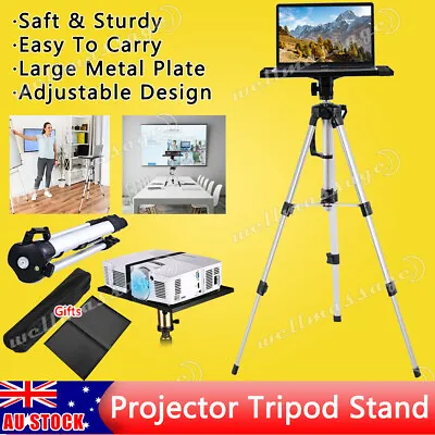 $22.99 • Buy Aluminum Projector Laptop Video Camcorder Tripod Stand Holder With Carry Bag New