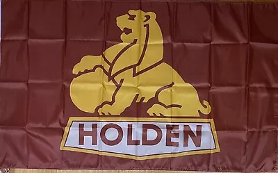 HOLDEN VINTAGE LION FLAG. RETRO HUGE Classic Car Show Man Cave Garage Shed • $26.50