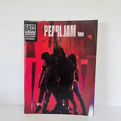 Pearl Jam - Ten Bass Guitar  Sheet Music Paperback • $27.17