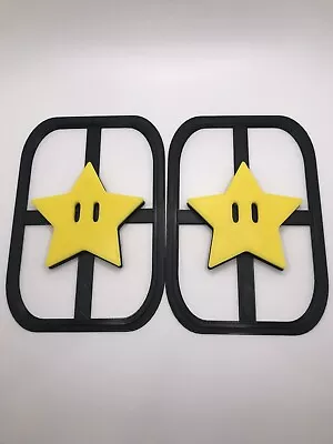 The Super Mario Bros Pinball Speaker Star Inserts (Smooth Style) • $19.99