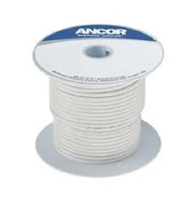 Ancor 111705 Marine Tinned Copper Battery Cable (8-Gauge White 50-Feet) • $58.23