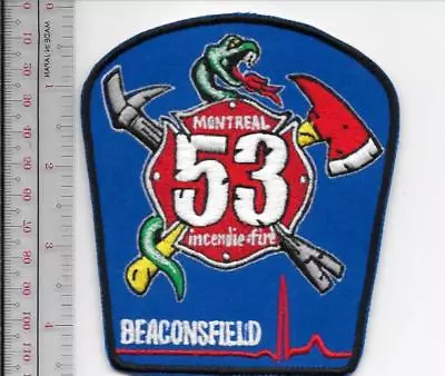 Montreal Fire Department Fire Station 53 Caserne Beaconsfield Service D'Incendie • $10.99