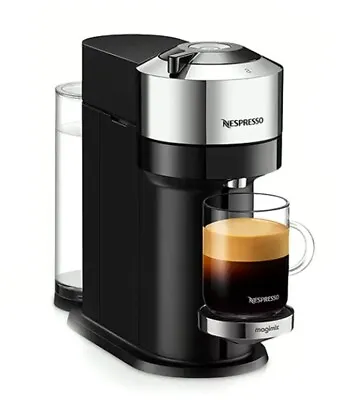 Magimix Nespresso Pod Coffee Machine Vertuo Next 1260W 1.1L Chrome • £55.99