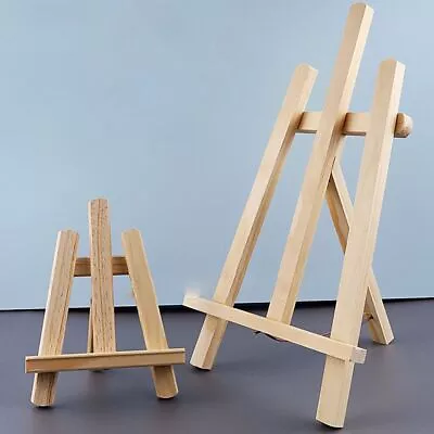 Wooden Easel Display Canvas Art Craft Table Stand Wedding Christmas UK • £4.35