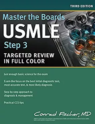 Master The Boards USMLE Step 3 Paperback Conrad Fischer • $6.20