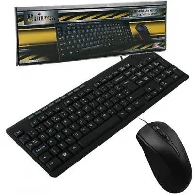£15 • Buy  Builder Keyboard And Mouse Kit With Multi Media Functions.