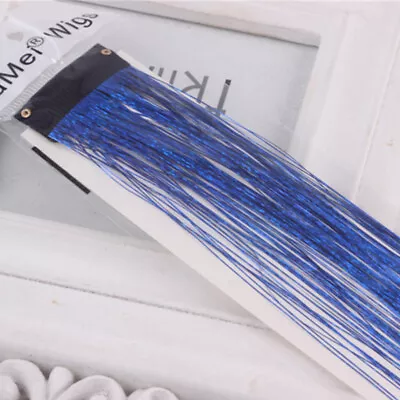 Glitter Hair Tinsel Extension Braided Headpiece Ponytail Headdress Styling Tool • £2.02