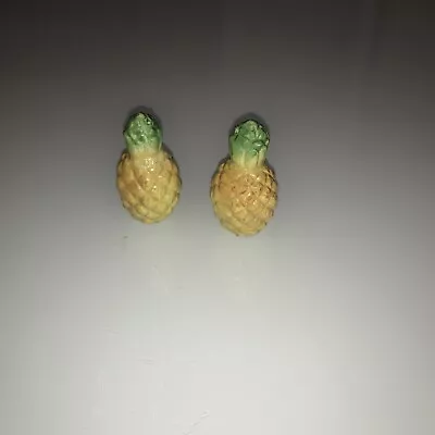 Pineapple Salt And Pepper Shakers Vintage • $6