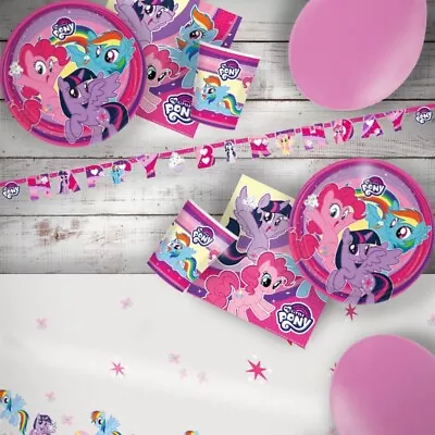 My Little Pony Party Bags Decorations Banners Balloons Supplies Tableware Invite • £4.15