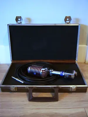 Vintage 1953 Shure 55S Dynamic Cardioid Microphone W Accessories Elvis 556S 55SW • $495