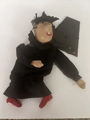 Vintage Witch Marionette String Puppet Halloween Decoration • $24.99