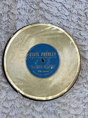 Elvis Presley  The Truth About Me  1956 Rainbo Records 78 RPM Flexi Disc *Read* • $17.99