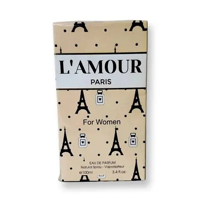 Fragrance Couture L’Amour Paris For Women Eau De Parfum Natural Spray 3.4 Fl  • $10