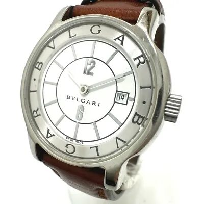 BVLGARI ST29S Solo Tempo Quartz Date Wristwatch • $1100