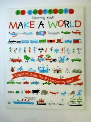 Ed Emberley's Drawing Book: Make A World Learn To Draw FREE SHIP 0316789720 • $12.99