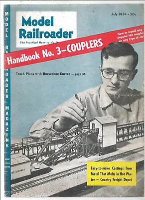 Model Railroader Magazine July 1954 • $4.99
