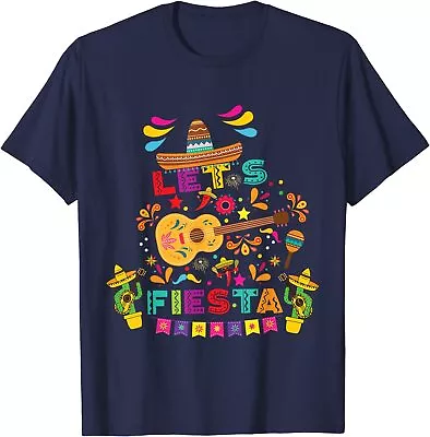 Cinco De Mayo Let's Fiesta Mexican Maracas Gift Unisex T-Shirt • $18.99