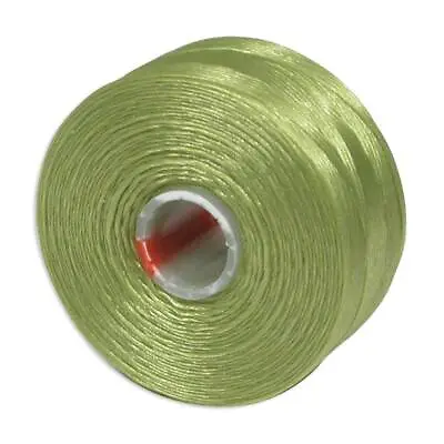 £3.99 • Buy S Lon Nylon Beading Thread - Chartruese - Size D - Superlon Tex45 - 78yd - S0051