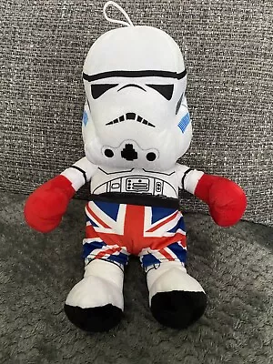 £6.99 • Buy Star Wars Stormtrooper 14  Plush Soft Toy Boxer Union Jack (see Desc)