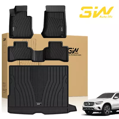 3W Floor Mats & Cargo Liner Fit For Mercedes Benz GLC 2023 2024 TPE • $179.99