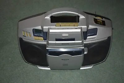 Vintage Matsui CD Stereo Radio Cassette Player Portable Boombox • £6.99