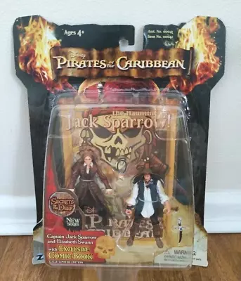 Pirates Of The Caribbean Zizzle 2 Pack Action Figures - Jack Sparrow / E. Swann • £22.95