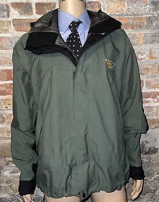 Mens Mountain Hardware Green XCR Exposure Gore-Tex Ski Shell Hooded Jacket XL • $55