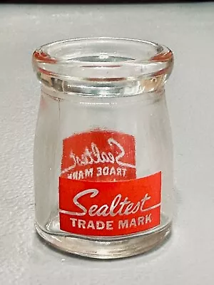 UNUSED Vintage Advertising SEALTEST Dairy Glass Milk INDIVIDUAL COFFEE Creamer • $12.99