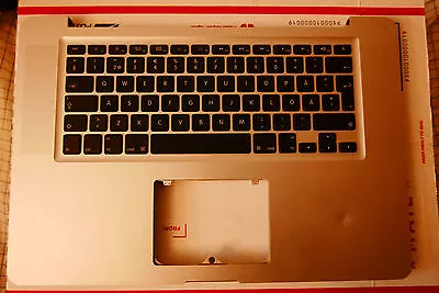 INTERNATIONAL UK Swedish 2012 15 A1286 MacBook Pro Keyboard Top Case No Trackpad • $49.99