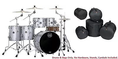 Mapex Saturn Evolution Workhorse Birch Iridium Silver Lacquer Kit 22/10/12/14/16 • $3069