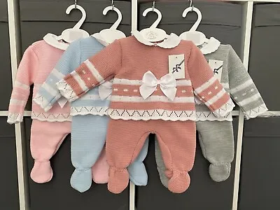 £13.85 • Buy Newborn Baby Spanish Knitted Outfit Girl Boy Unisex Reborn Clothes Gift Pram Set