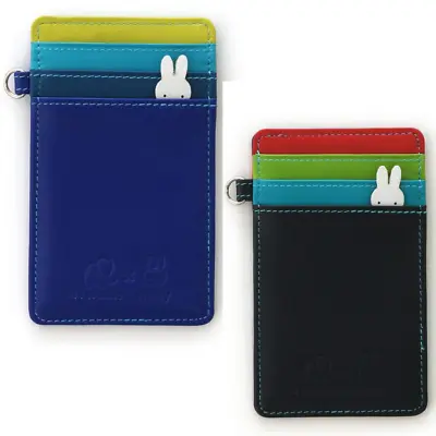 Miffy Mywalit Credit Card Holder Leather 7x11cm 2.8x4.3  Kawaii Limited Japan • $74.90