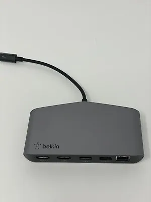 $39.98 • Buy Belkin Thunderbolt 3 Dock Mini Laptop Dual Monitor Docking 2 HDMI 4k USB-C