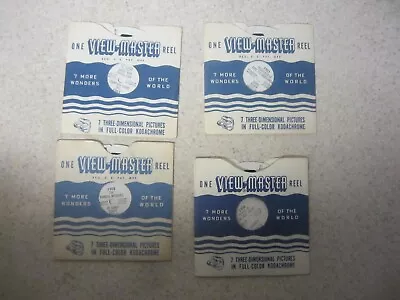 Lot Of 4 Viewmaster Reel Egypt 3305 3303 3302 3308 Nile Mosques Pyramids  King • $34.75