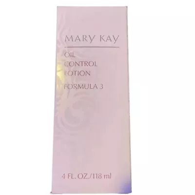 Mary Kay Formula 3 Oil Control Lotion (4 Fluid Oz) Facial Cream New In Box • $19.99