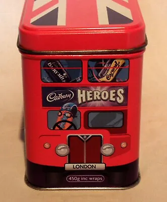 CADBURY HEROES ~ LONDON BUS ~ GOOD CONDITION ~ 8 X 19 X 11 Cm HI • £4