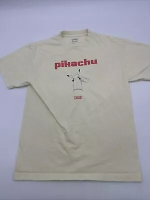 Pokémon T-Shirt Men Medium Yellow Pikachu…#1724 • $4.50